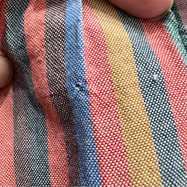 Madewell Striped Button-Front Sleeveless Dress Women’s Small - Image 6
