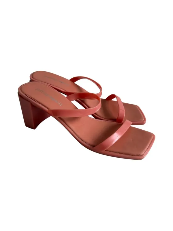 JEFFREY CAMPBELL Peach Jelly Sandals Heels Size 8 - Image 7