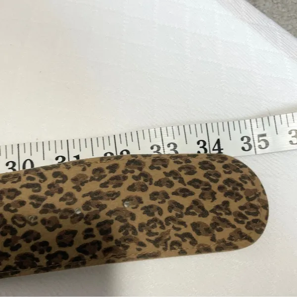 Leopard‎ Print Belt with Tan Strap - Image 9