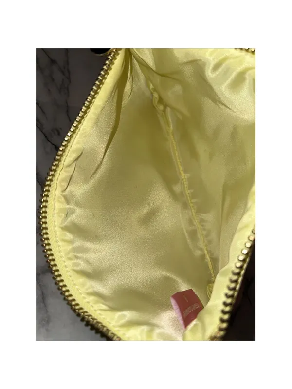 Stoney Clover Lane Ln Target 12x8 Clutch Wristlet Cosmetic Bag Yellow STUFF Lrg - Image 5