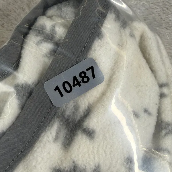 Duluth Trading Co Womens Small Fleece Snap Neck Pullover Forest Deer Print Grey - Image 10