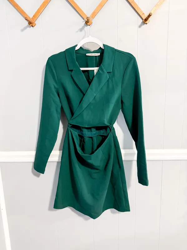 NWT Abercrombie & fitch Wrap Cutout Blazer Dress - Image 3