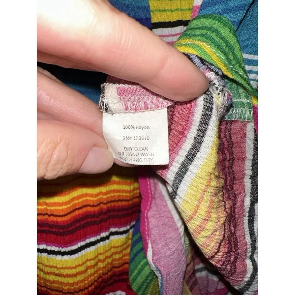 Show Me Your MuMu‎ serape party romper Sz X Small - Image 7
