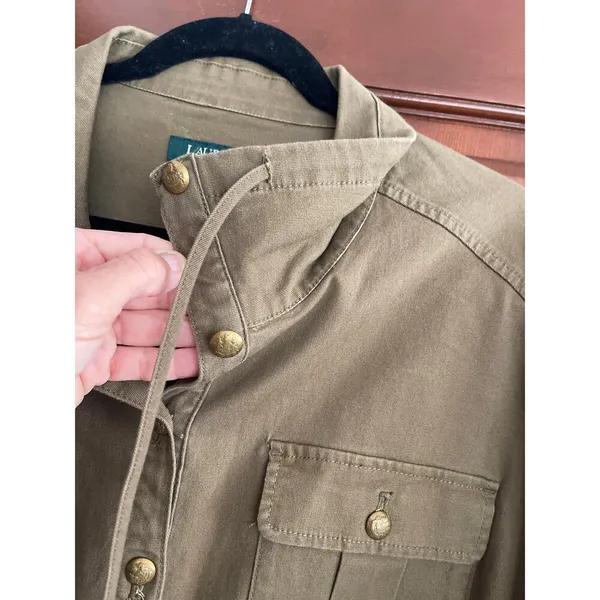 Lauren Ralph Lauren Vondra Twill cropped jacket size 14 - Image 6
