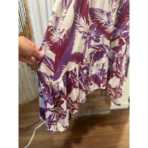 Free People Heat Wave Maxi Slip Tropical Floral Dress XS - Image 7