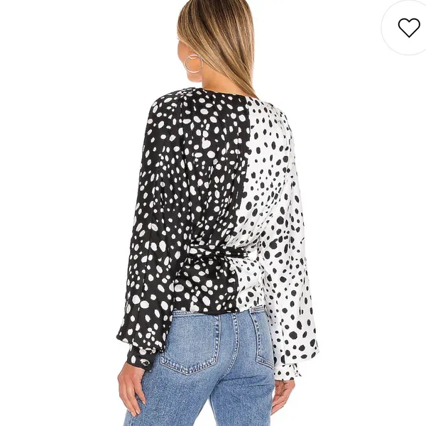 NWT Revolve LPA Dolman Wrap Top in Austin Print - Image 4