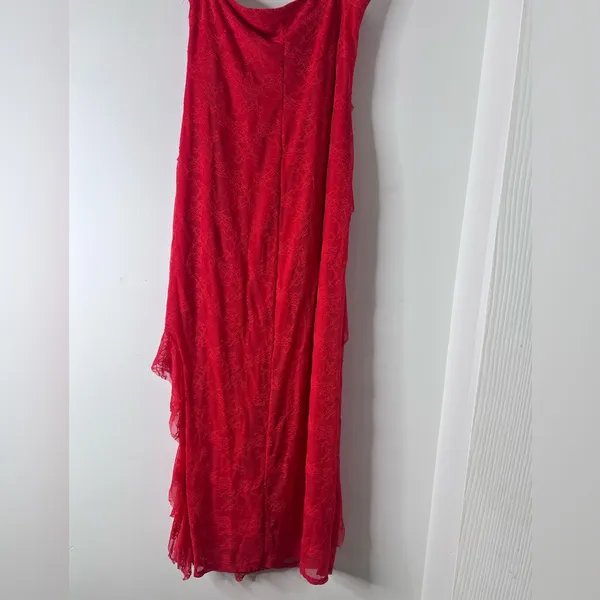 NWT Wild Fable Lace Ruffle Maxi Bodycon Dress Strapless Maxi Dress XXL Party - Image 9