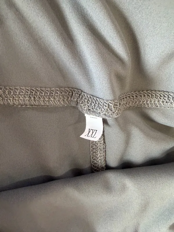 Women's Khaki Green Color Pull On Cargo Style Yoga Pant Size XXL #260855 - Image 7