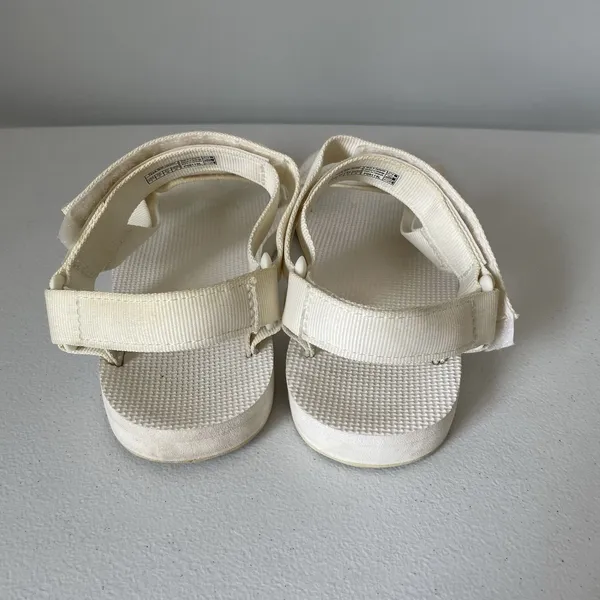 Teva Original Universal Sandals White Cream Gorpcore Outdoor Hiking Size 8 - Image 3