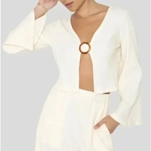 NWT Callahan Knitwear Vera Top in‎ Creme - Image 4