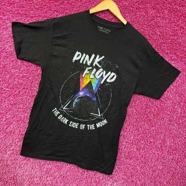 Pink Floyd Dark Side of the Moon Psychedelic Rock Band Tee M - Image 3