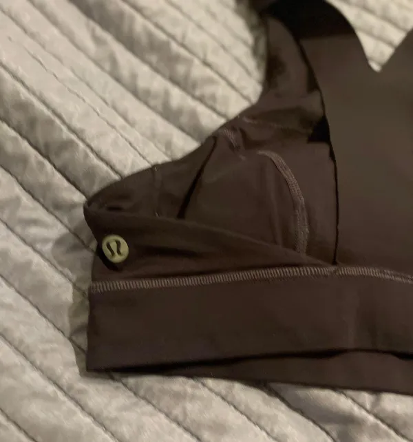 Dark Purple Sports Bra - Image 3