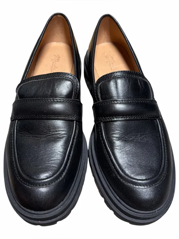 Madewell The Bradley Lugsole Loafer in Leather Black Size 6 - Image 4