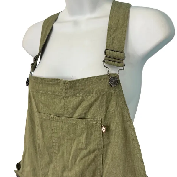 Purnell Work Wear Olive Green Slub Cotton Overalls Women's size 6 NEW Tags - Image 10