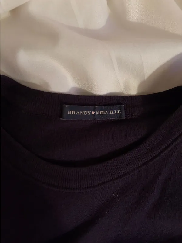 Brandy Melville Navy Tee - Image 2