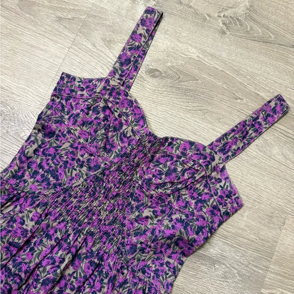 •Free People• Purple Floral Dress - Image 2
