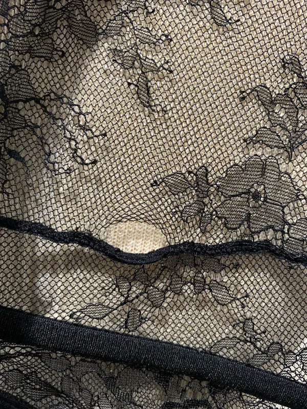 Black Lace Corset Top Size XS - Image 8