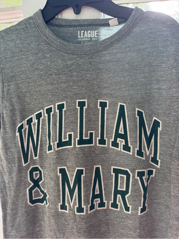 The College of William & Mary League Women's Tee Shirt, XS - Image 2