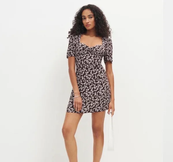 Reformation Dress Mini Floral - Image 5