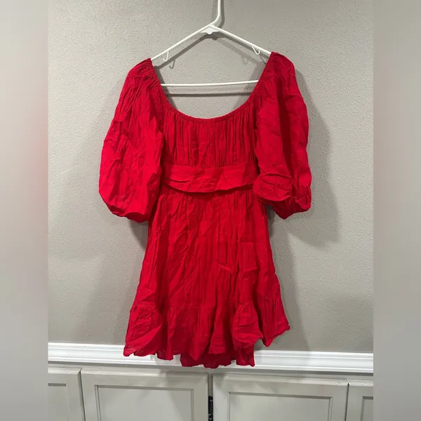 Hello Molly Red X Festival Dress Size Small - Image 6