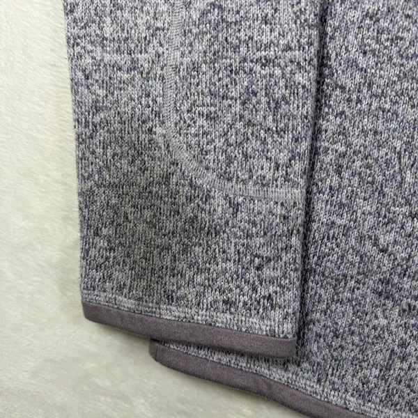 Patagonia Better Sweater 1/4 Zip Pullover Tailored Grey Womens L 25617 FA15 - Image 2