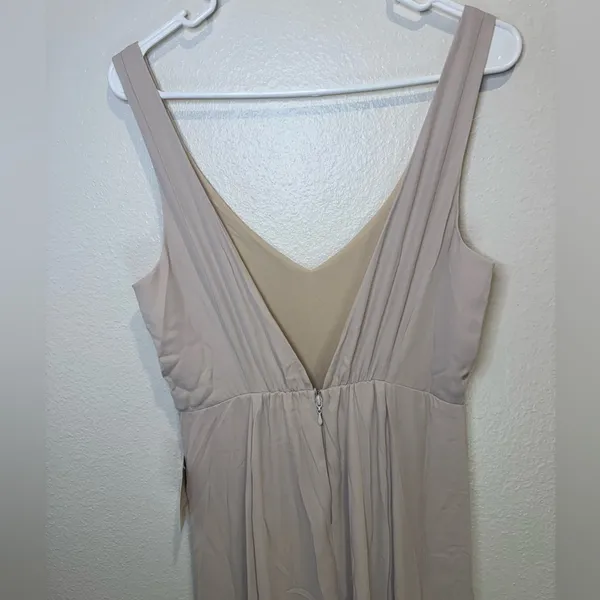 Show Me Your Mumu Jenn Maxi Dress in Cream Show Me‎ the Ring Crisp Size L - Image 8