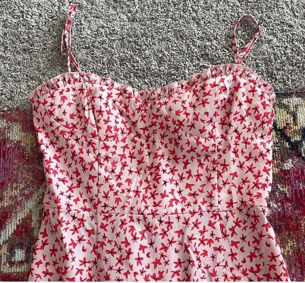 Princess Polly Deniz Mini Dress Blush Size 4 - Image 7