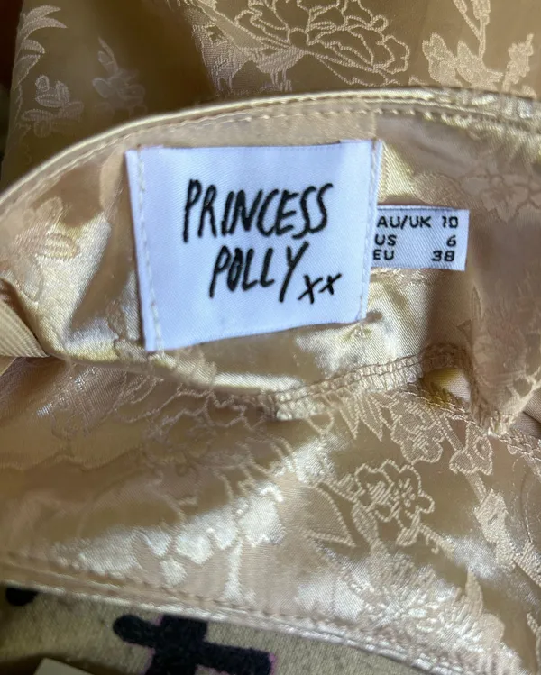 Princess Polly Satin Floral Print Mini Skirt - Image 2