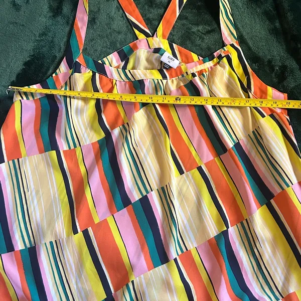CAbi Striped Multicolor Sleeveless Lightweight Tank Top - Women’s Sz XL - Image 6