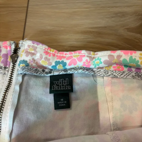 Wild Fable Floral Mini Skirt Size 10 Y2K - Image 4