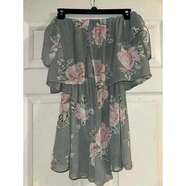Show Me‎ Your Mumu Womens Dixie Romper Sweetheart Sage Size Small SEE PHOTOS - Image 5