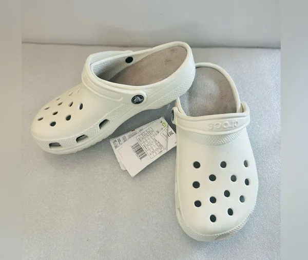 Crocs Literate Clog Size M4/W6 204592-0DD Off White NWT On Wheels - Image 5