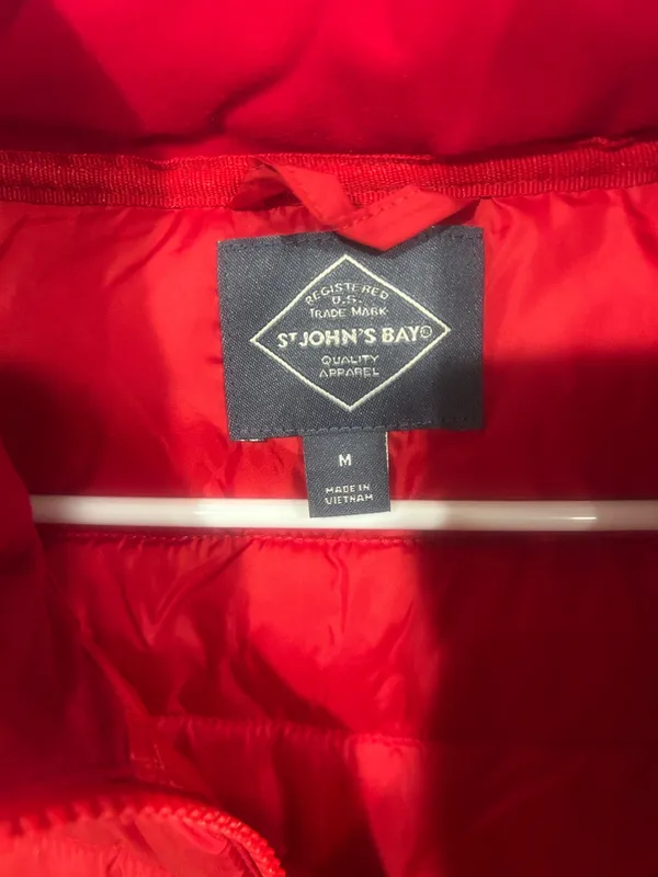 NWT Rumba Red St. Johns Bay Lightweight Puffer Jacket-Women-Size-M - Image 4