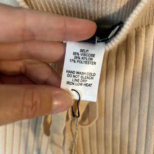 Lulus Cream Sweater Drawstring Pants | Size Medium-Like New - Image 7