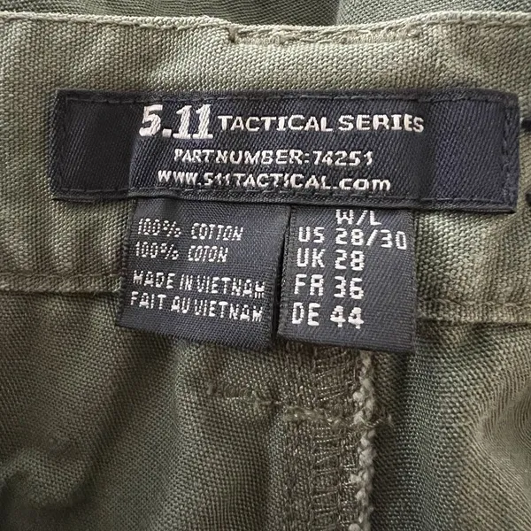 5.11 Tactical Women’s Pants Large Cargo Sz‎ 28/30 74251 - Image 3
