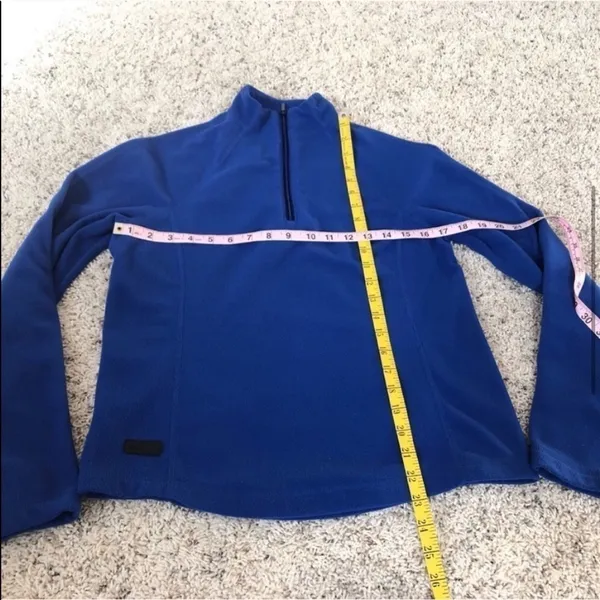 Ralph Lauren fleece blue 1/4 zip pull… - Image 3