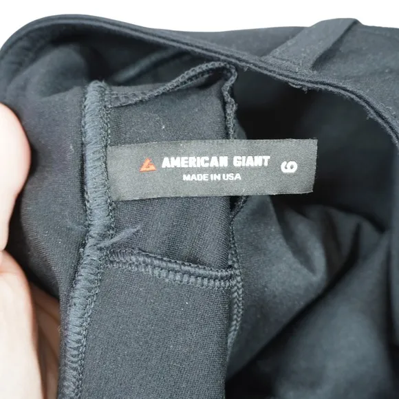 American Giant No-BS Pant Black Kick Flare Trousers‎ Women Size 6 Career Casual - Image 5
