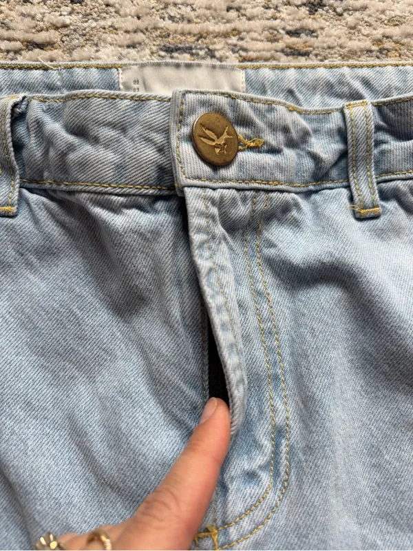 One Teaspoon Light Wash wide Leg Jeans - Image 4