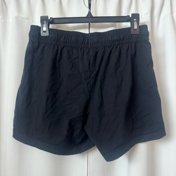 Champion Black Athletic Stretchy Waistband Cotton Shorts - Image 3