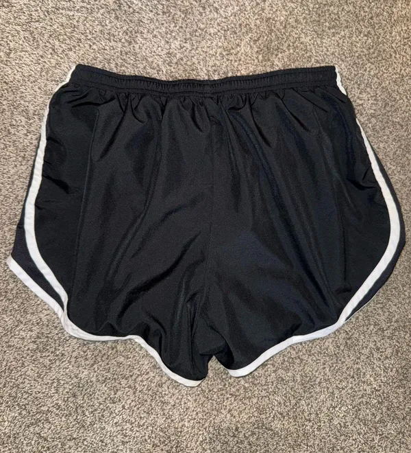 Nike Women's Dri-Fit Lined Running Shorts Black/White - Image 3