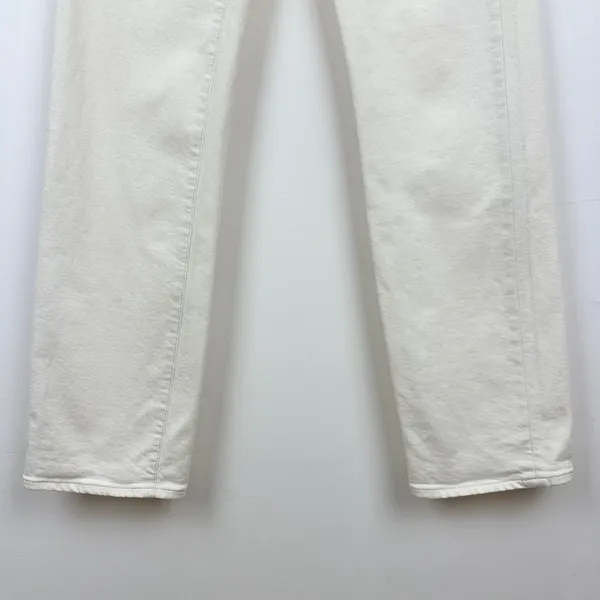 Madewell The Curvy 90s Straight Jean Vintage Canvas Beige High Waist US 23 NWT - Image 8