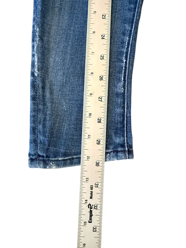 MOTHER The Looker Tequila Truth Skinny Jeans Distressed Women’s Size 28 - Image 12