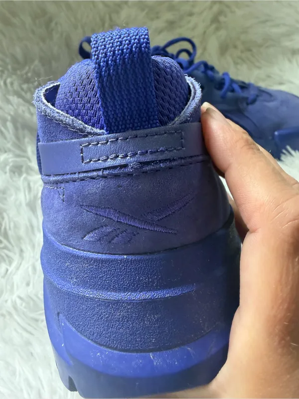 Reebok x Cardi B Club C V2 Blue Slate Chunky Sneakers Women's 7.5 - Image 6