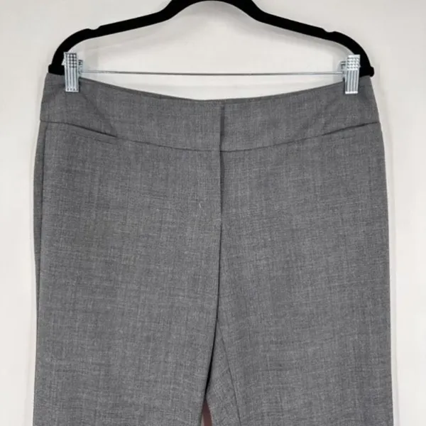 Express Design Studio Gray Wide Leg Trouser Pants Size 10 Career Editor‎ - Image 3