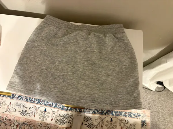 Athletic skirt sweatshirt material Gray - Image 2