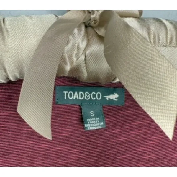 Toad & Co‎ Small Dress Tencel Organic Cotton 3/4 Sleeve Athletic Stretch Pockets - Image 6