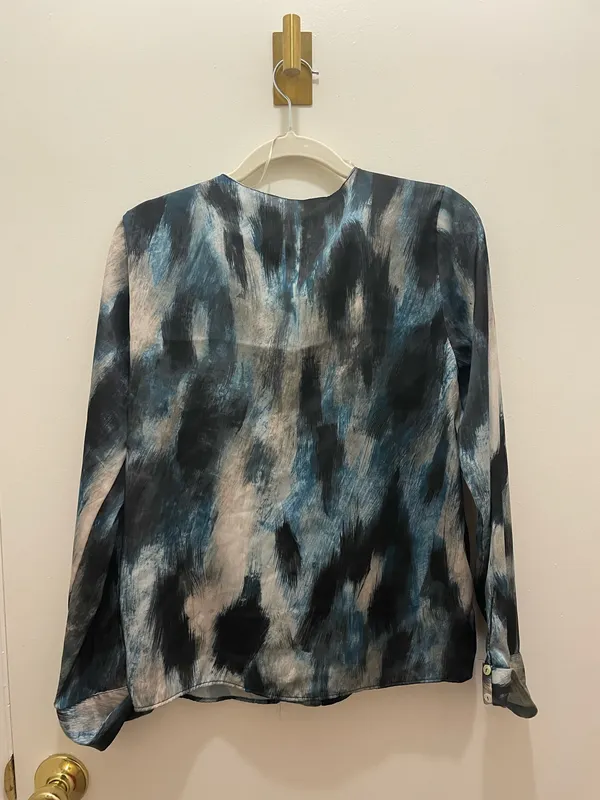 ZARA Satin Blouse Button Down - Image 3