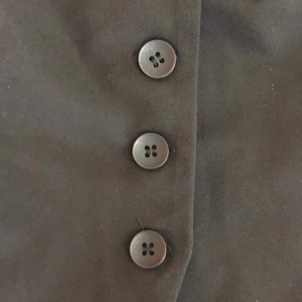 Moa Moa nwt size small Black Button-Front Vest - Image 2