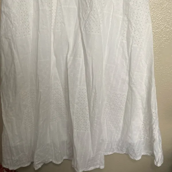 CIRANA Eyelet Lace Patch‎ quilt coastal beachy Cottagecore size Small - Image 4