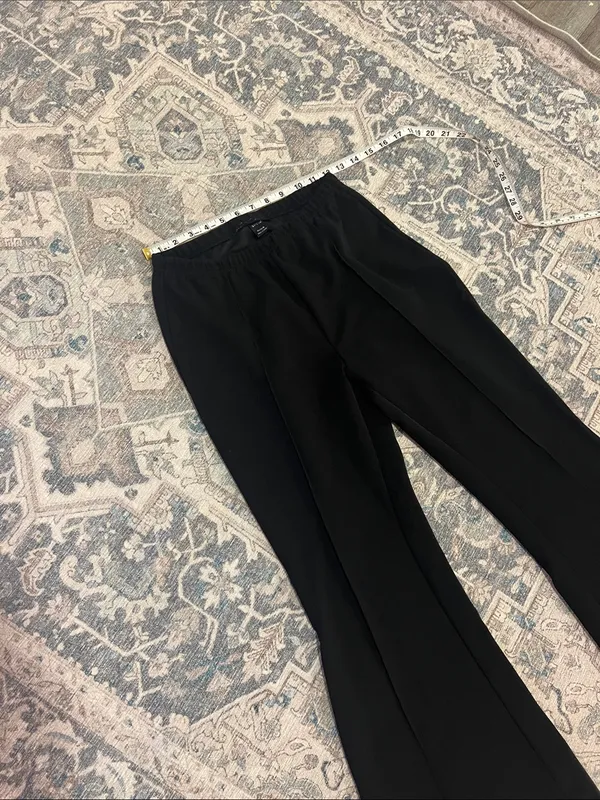 SHEIN Black Boot-Cut Flare Pants - Image 3